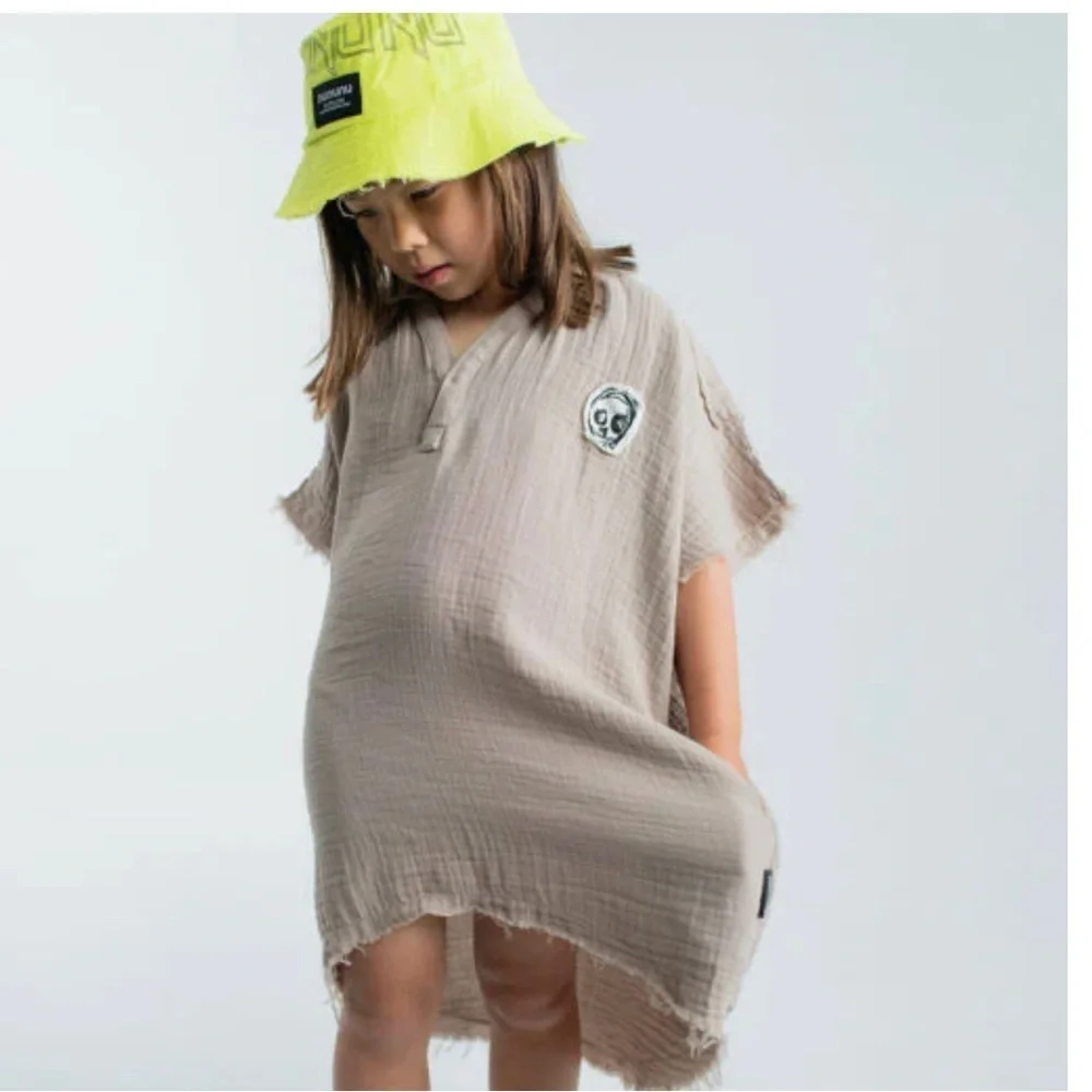 NUNUNU Neon Green Kids Bucket Hat
